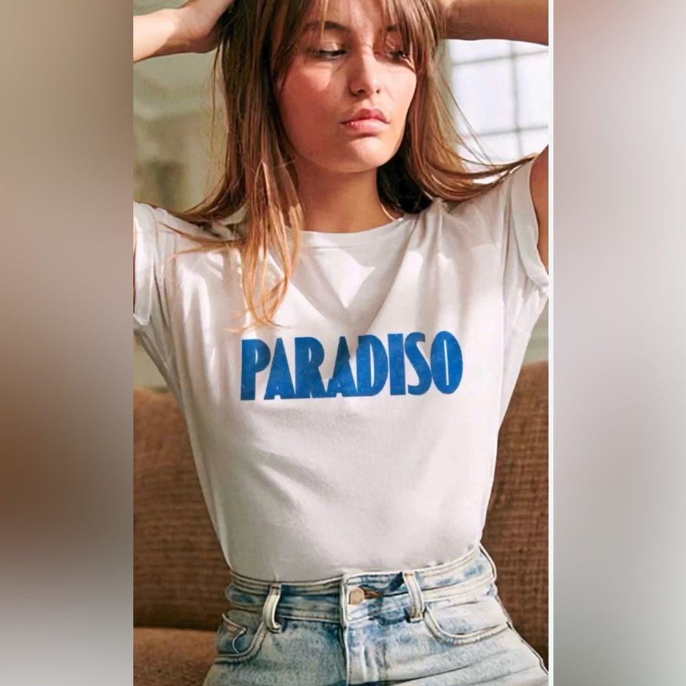 Sézane Paradiso T-Shirt Size Small